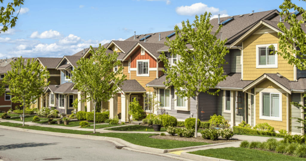 Row of homes HOA